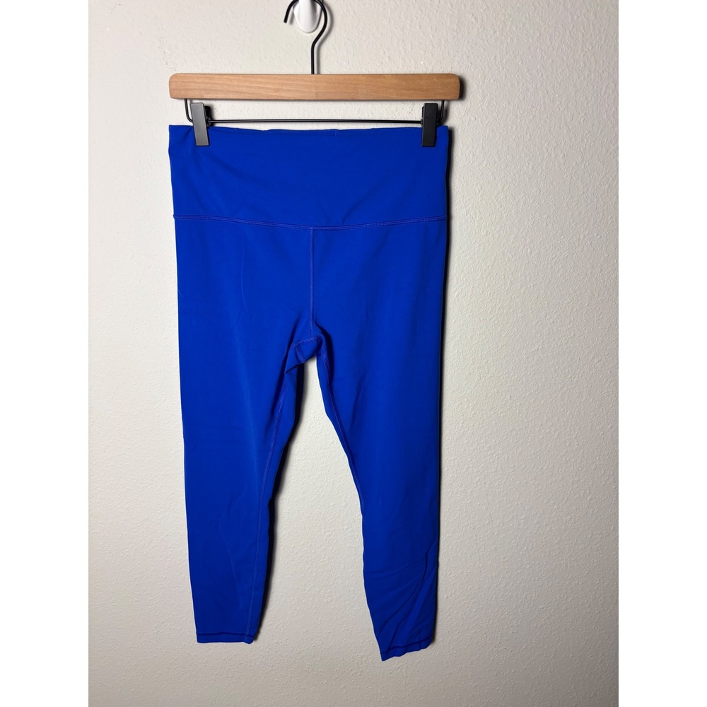 Athleta Ultra High Rise Elation 7/8 Tight Cobalt Blue Leggings Medium 24" Inseam